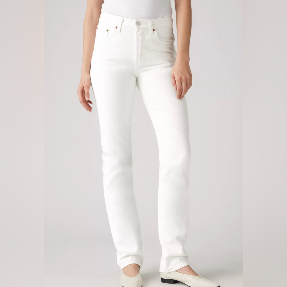 Levi’s 501 White Jeans 28x32 - Picture 3 of 11
